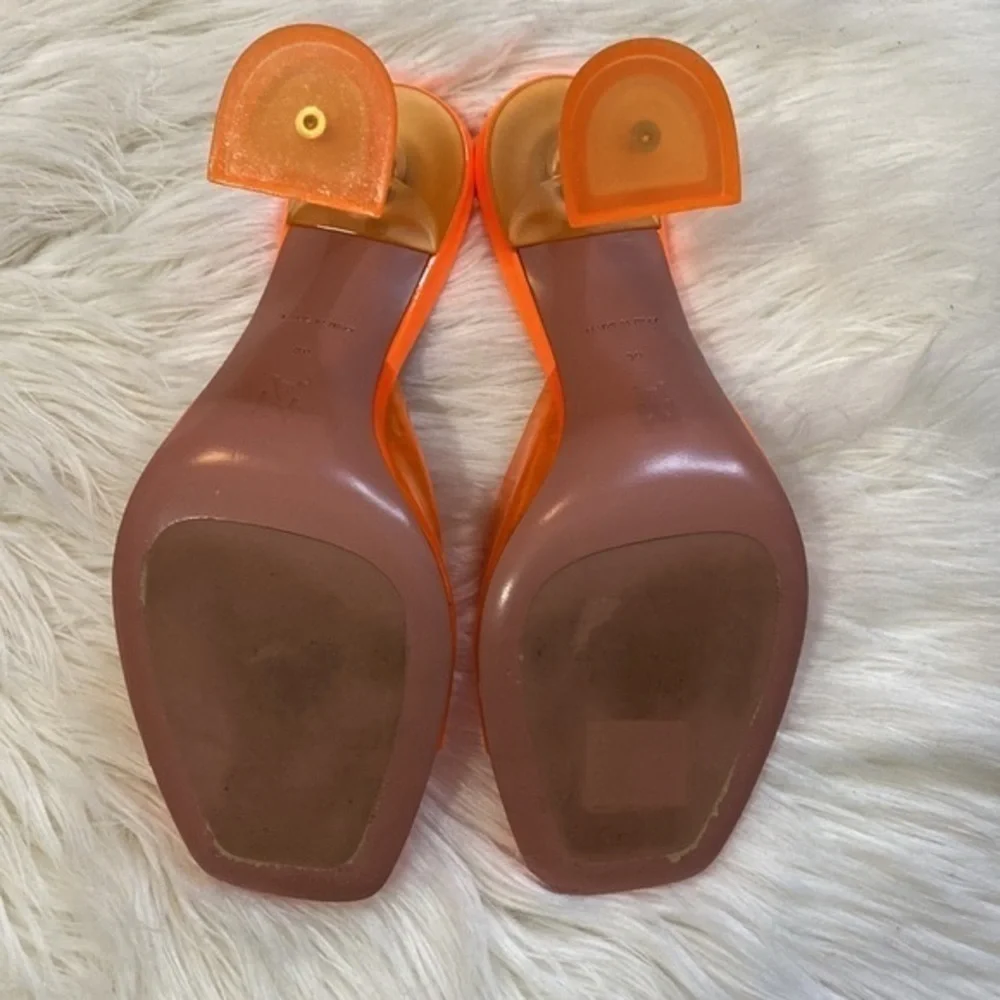 Amina Muaddi Lupita glass‎ sandal size 39EU - Picture 9 of 13